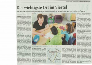 Artikel Stadtanzeiger über Bickolo 30-3-2017