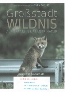 Kinder Kino 11-2018 Großstadtwildnis08112018